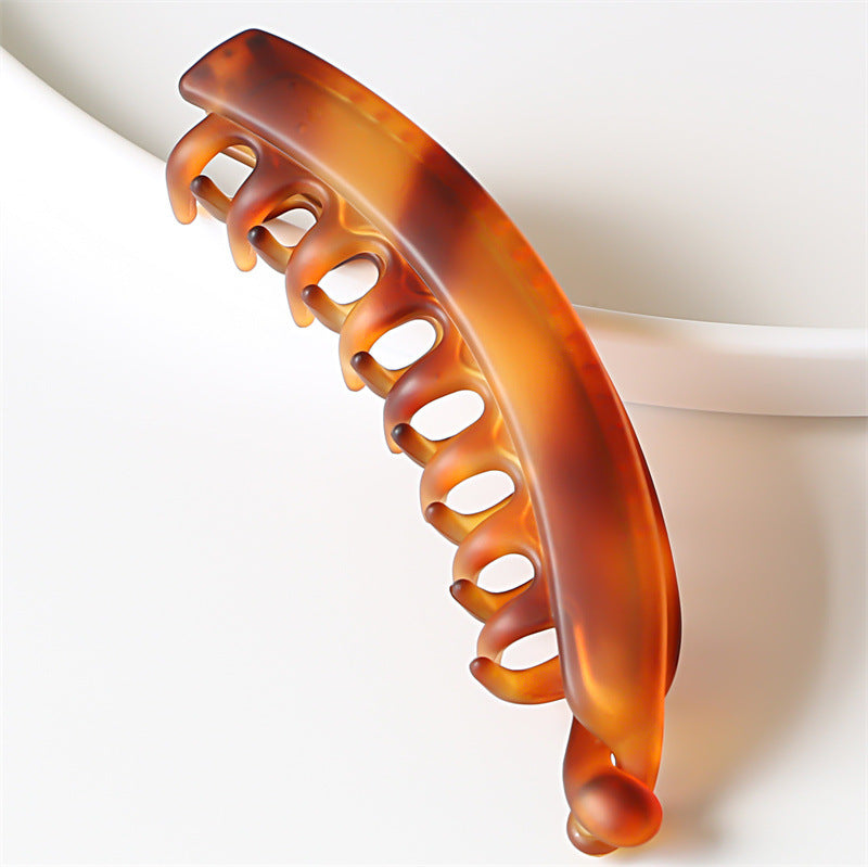 Elegant Vertical Banana Hair Clip
