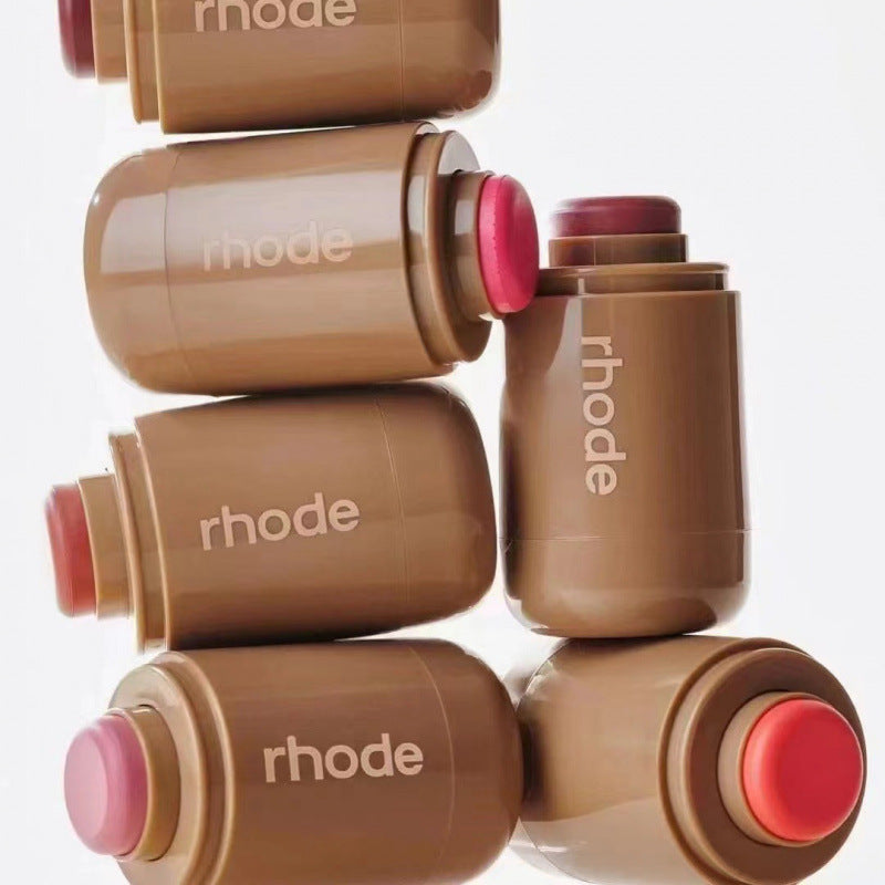 Dual-Use Blush Stick for Lips and Cheeks