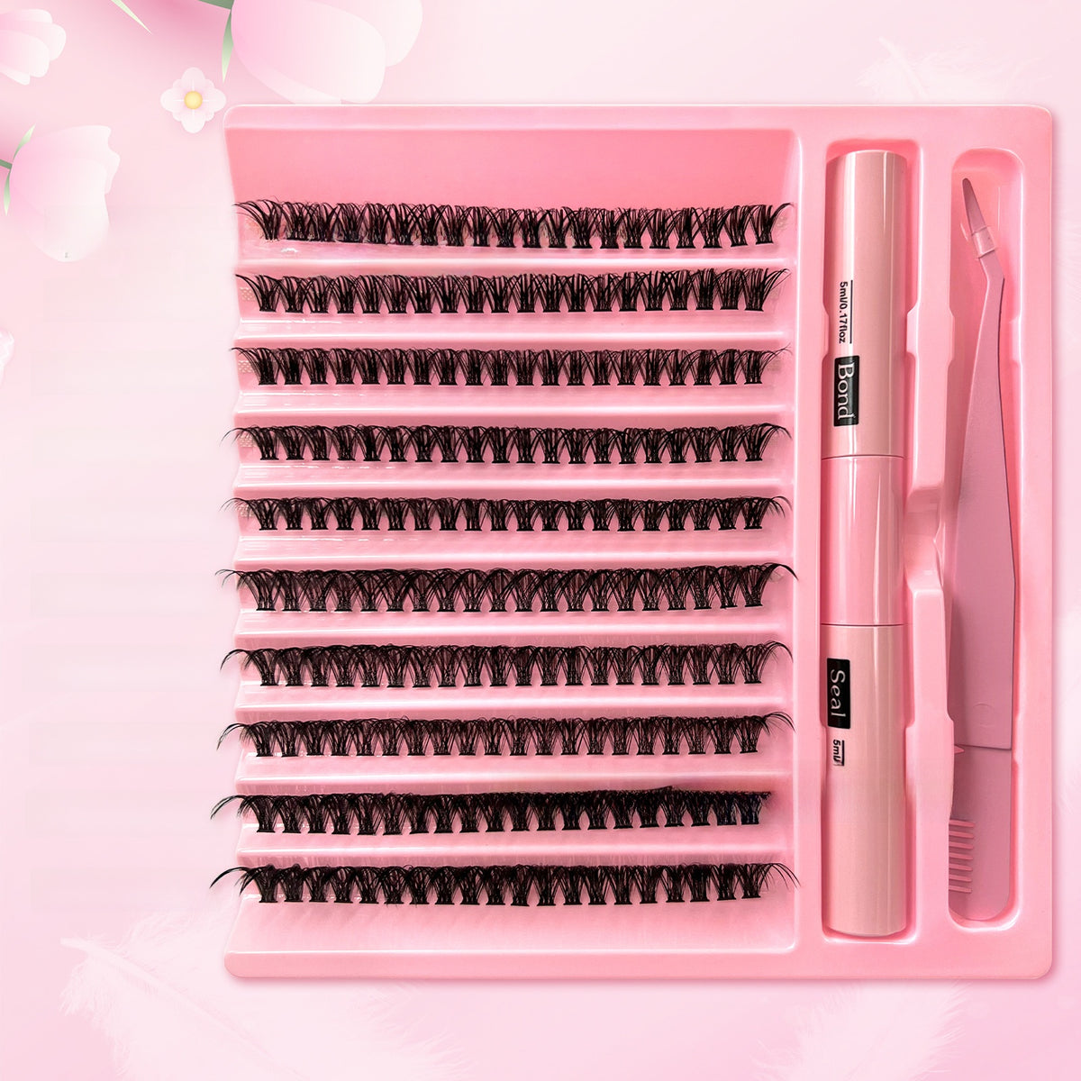 3D Fluffy False Eyelashes Single Cluster