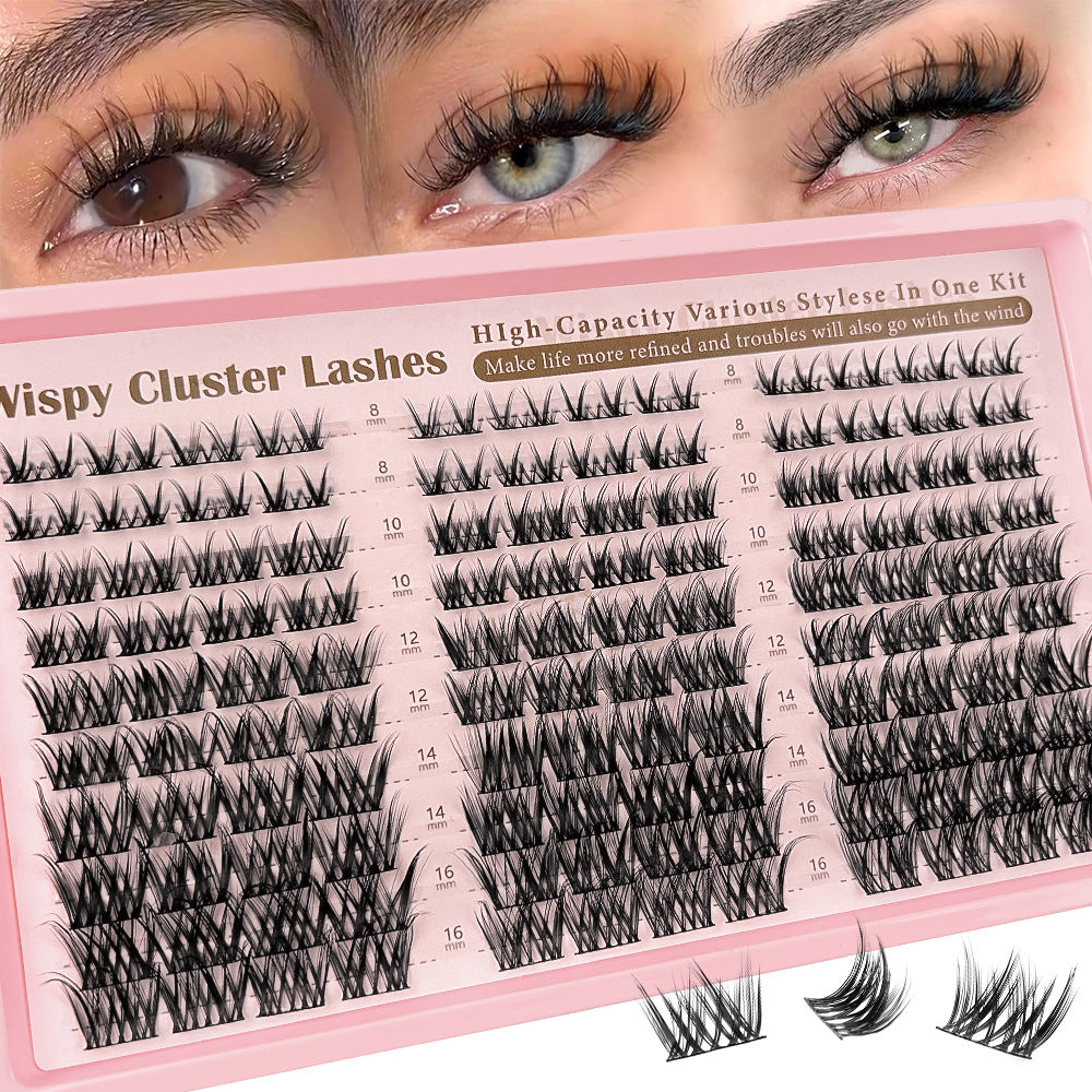 DIY Segmented Single-Cluster Self-Grafting False Eyelashes