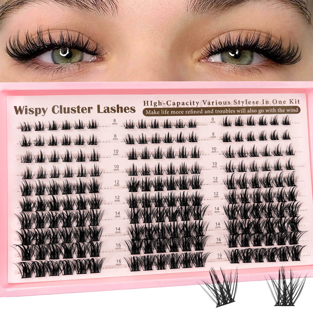 DIY Segmented Single-Cluster Self-Grafting False Eyelashes