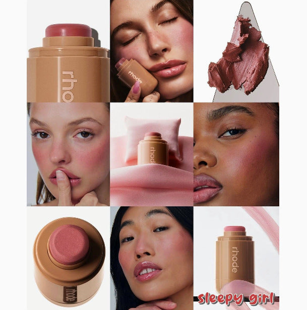 Dual-Use Blush Stick for Lips and Cheeks