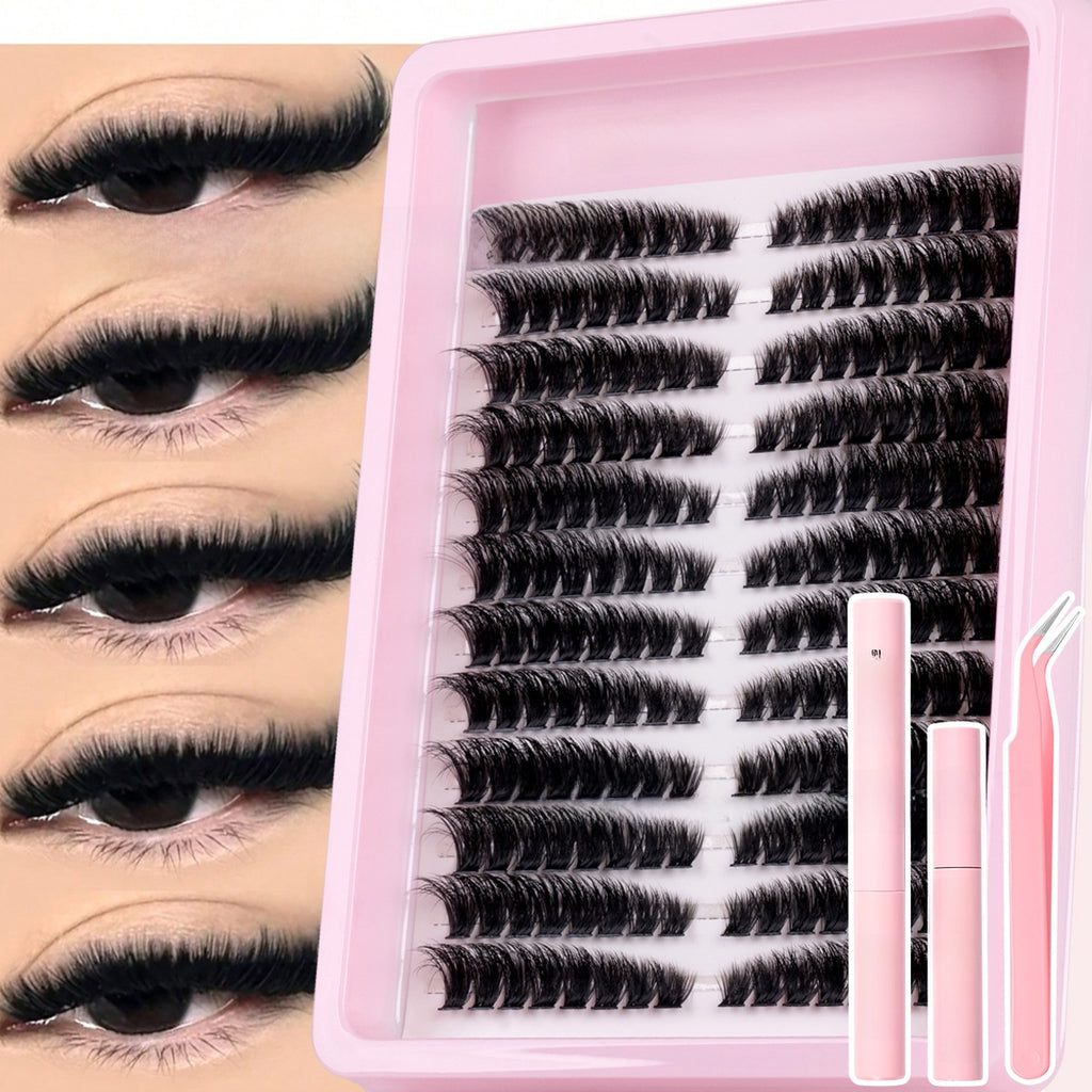 3D Fluffy False Eyelashes Single Cluster