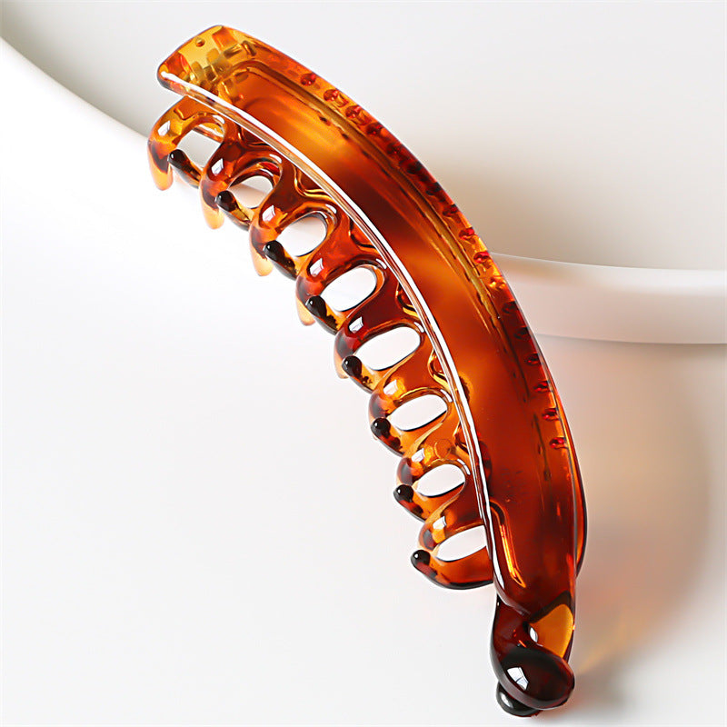 Elegant Vertical Banana Hair Clip