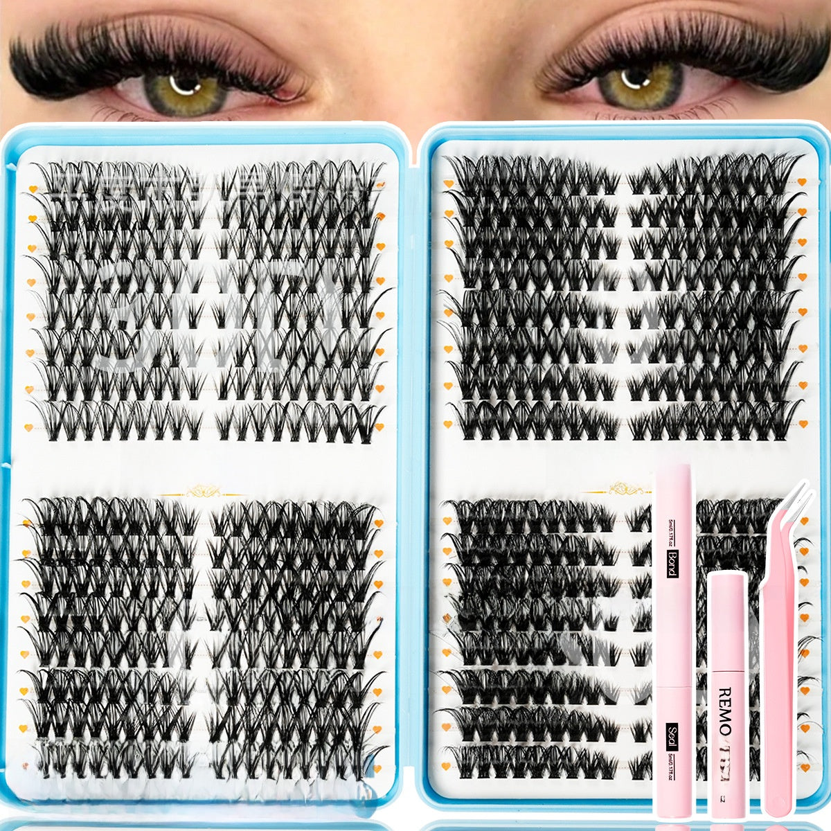 3D Fluffy False Eyelashes Single Cluster