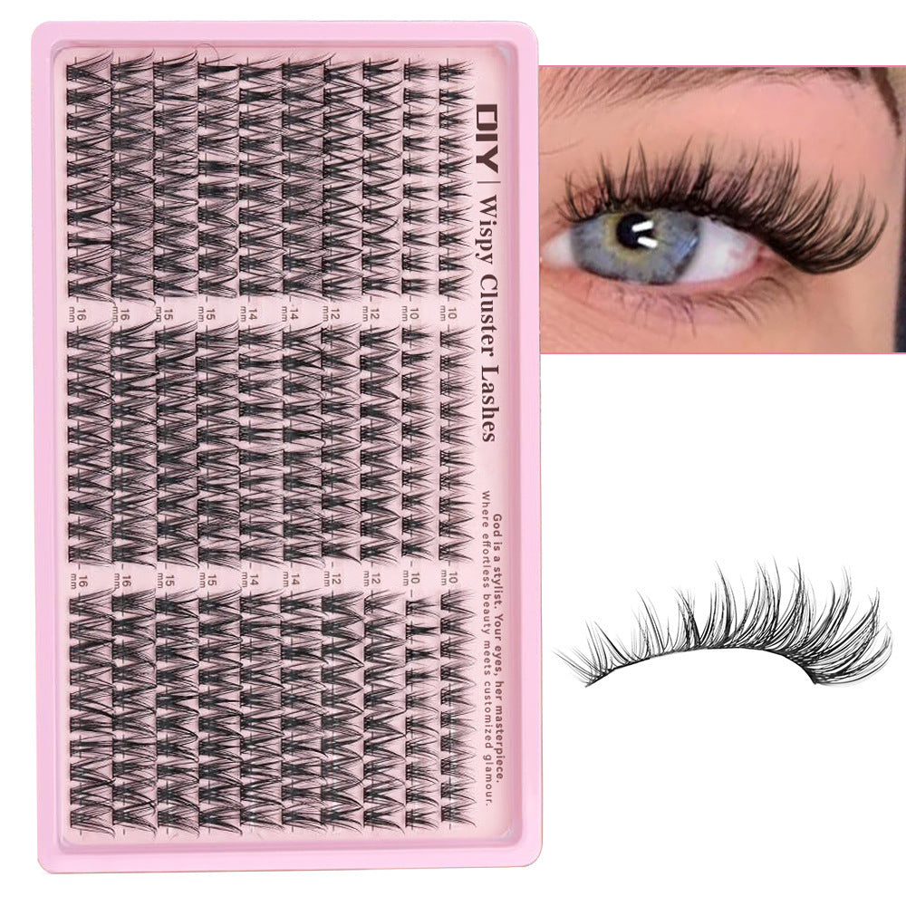 DIY Segmented Single-Cluster Self-Grafting False Eyelashes