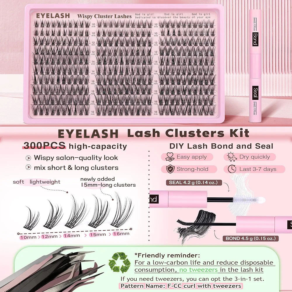 DIY Natural Eyelash Extension Kit