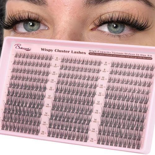 DIY Segmented Single-Cluster Self-Grafting False Eyelashes