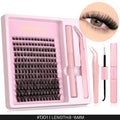 Segmented Synthetic False Eyelashes Clusters
